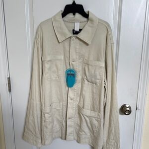 Daniel Cremieux Men's Cream Lightweight Jacket